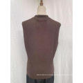 Women Pure Cashmere V-neck Button Vest